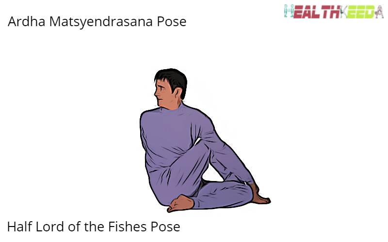 Ardha Matsyendrasana - Half Lord of the Fishes Pose by Male