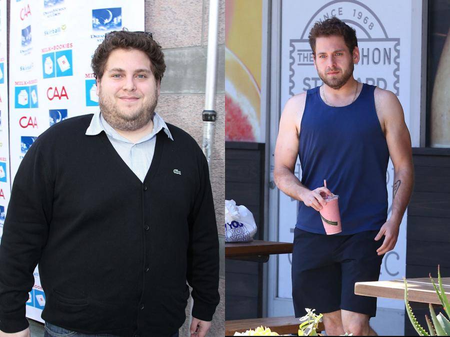 Jonah Hill before and after weight loss - Fat to Fit Hollywood Celebrity