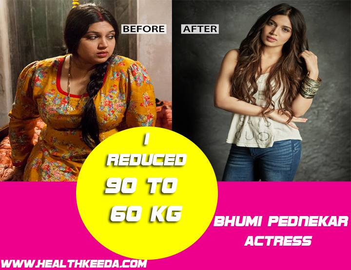 Bhumi Pednekar Before and After Photo | Indian Celebrities Weight Loss