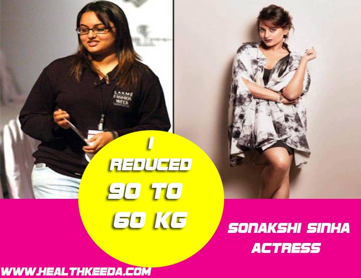 Sonakshi Sinha Before and After Photo | Indian Celebrities Weight Loss