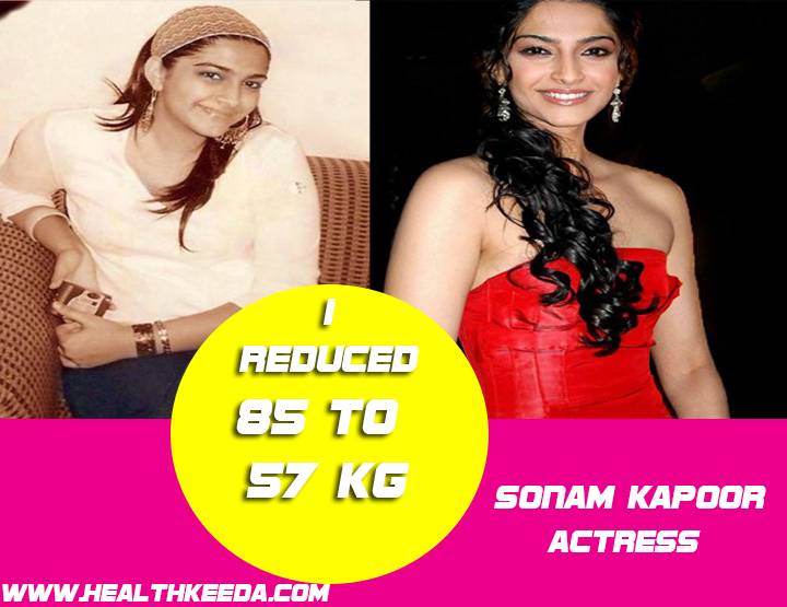 Sonam Kapoor Before and After Photo | Indian Celebrities Weight Loss