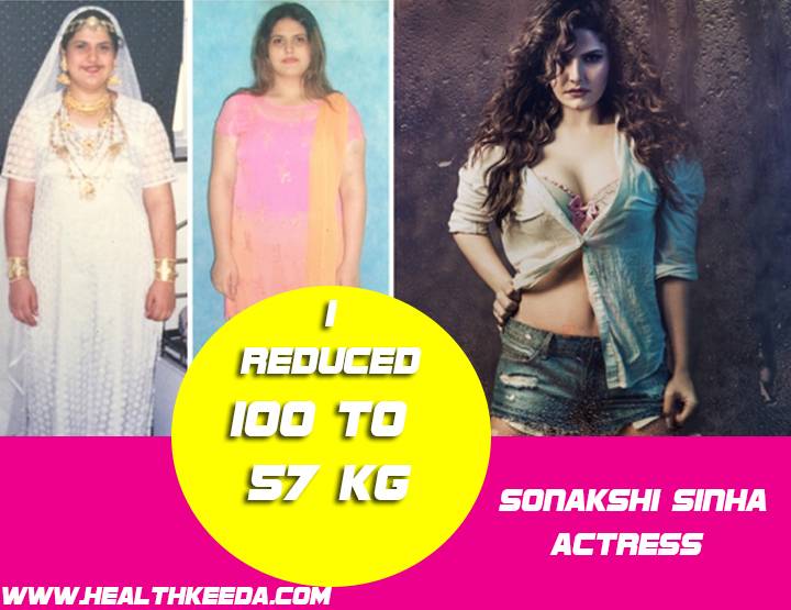 Zarine Khan Before and After Photo - Indian celebrities weight loss 