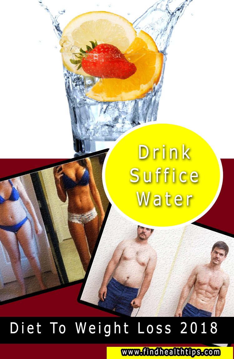drink suffice water diet tips weight loss 2018