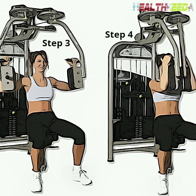 Step 3 and Step 4 to sit and adjust the elbow| Exercise for breast reduction