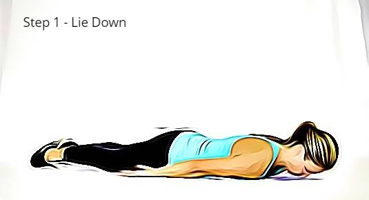 Step 1 Lie Down on the Floor | Pushup Technique