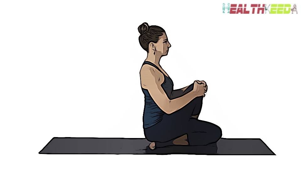 Ardha Matsyendrasana Fish Pose Step 1-1