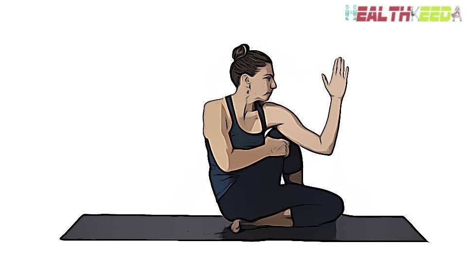 Ardha Matsyendrasana - Fish Pose - Step-2-2