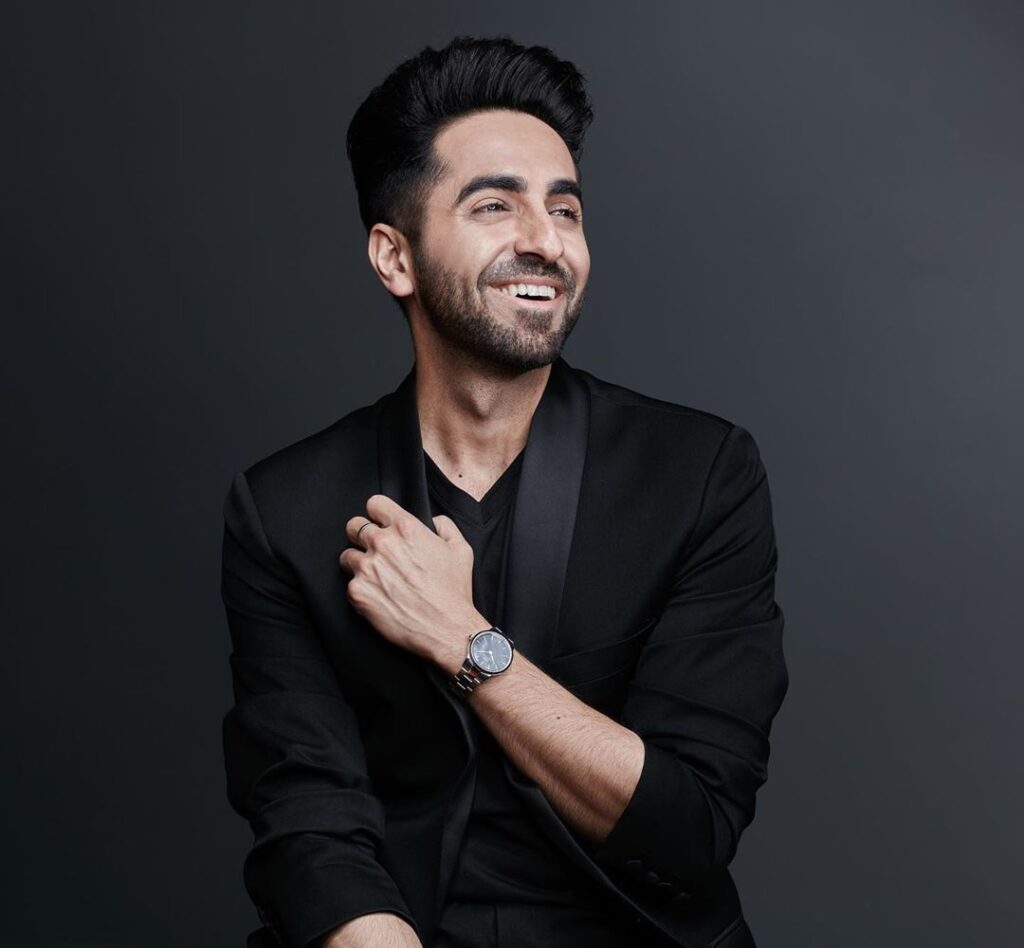 Ayushmann Khurrana top model India - posing in black suit