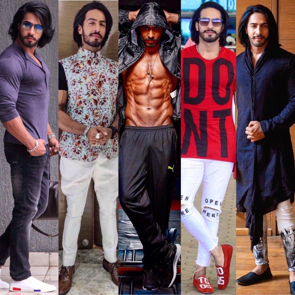 Thakur Anoop Singh Hairstyle - Collage of 5 photos