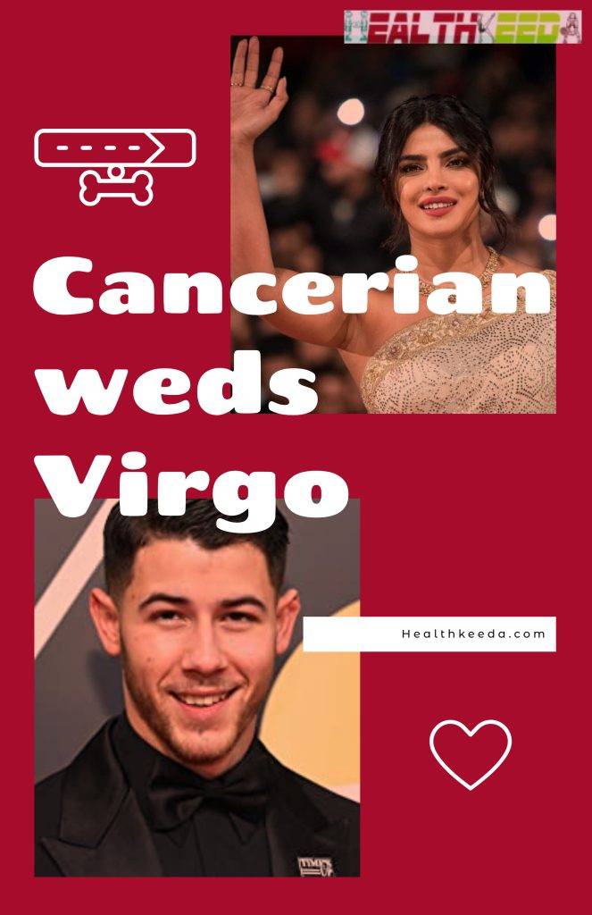 Cancerian weds Virgo - Priyanka and Nick Jonas Collage