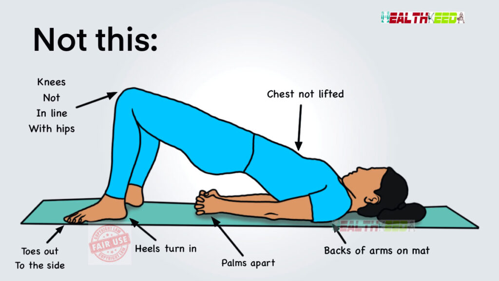 bridge pose mistakes 1 bridge pose | bridge pose benefits | bridge pose in yoga Bridge Pose Yoga Steps