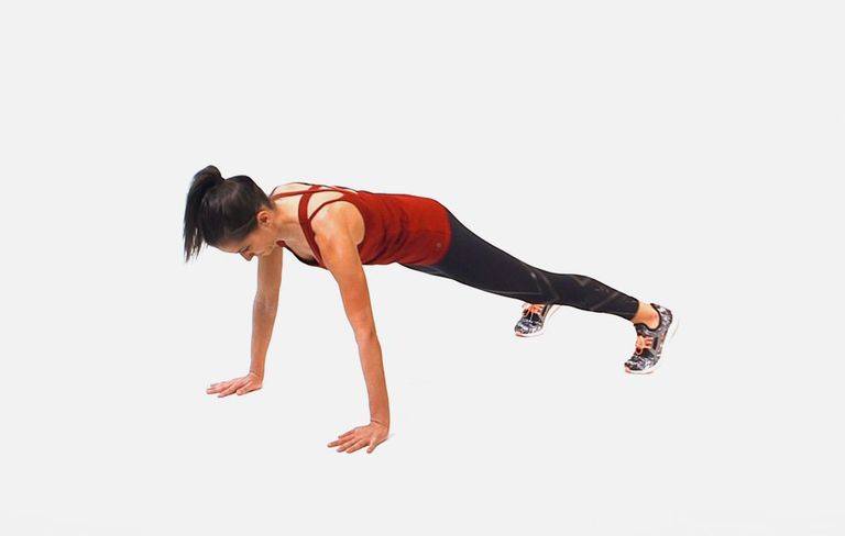 Plank Walks - woman in her active wear