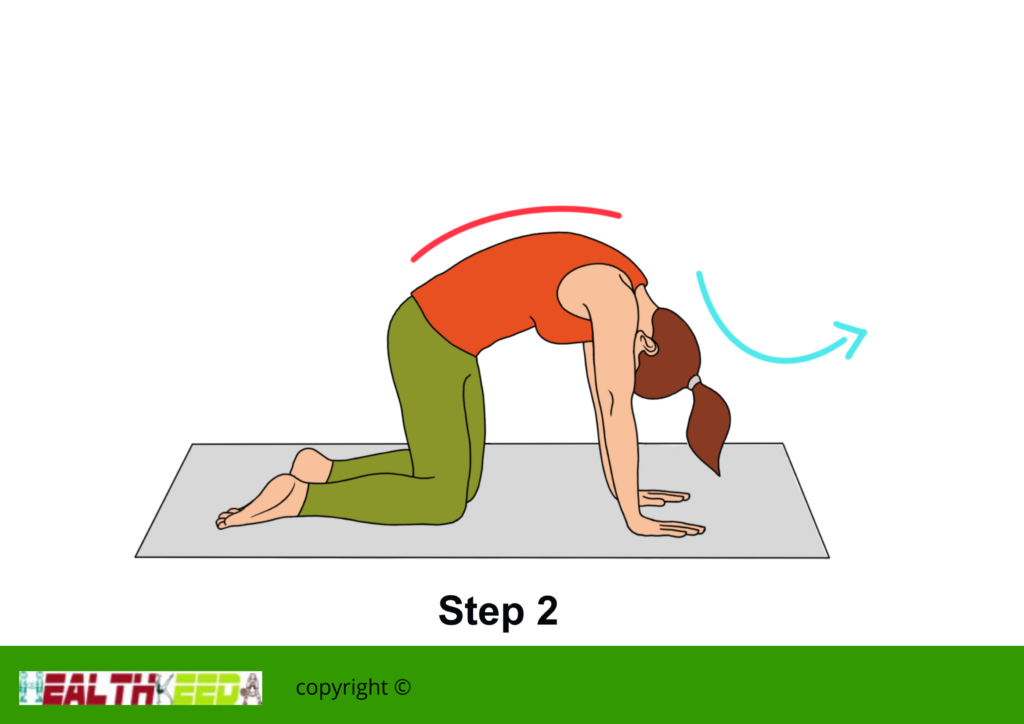 Cow Face Pose - Gomukhasana - Step 2