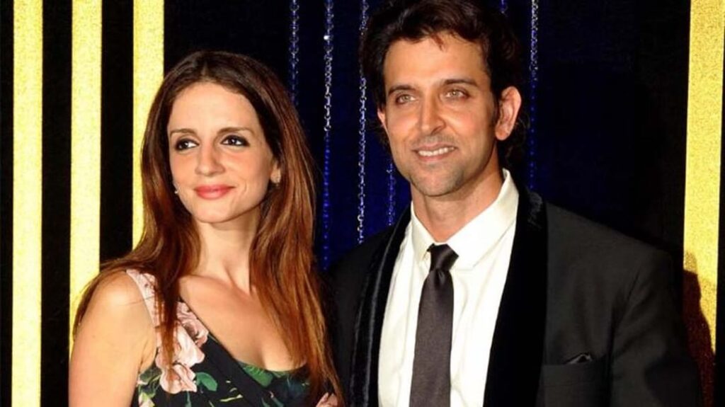 Hrithik Roshan and Sussane Khan smiling and posing for camera - list of most expensive divorces in India