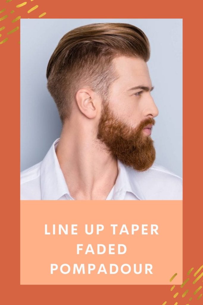 A guy in blond hair and beard posing for a side  view - full beard styles for older guys