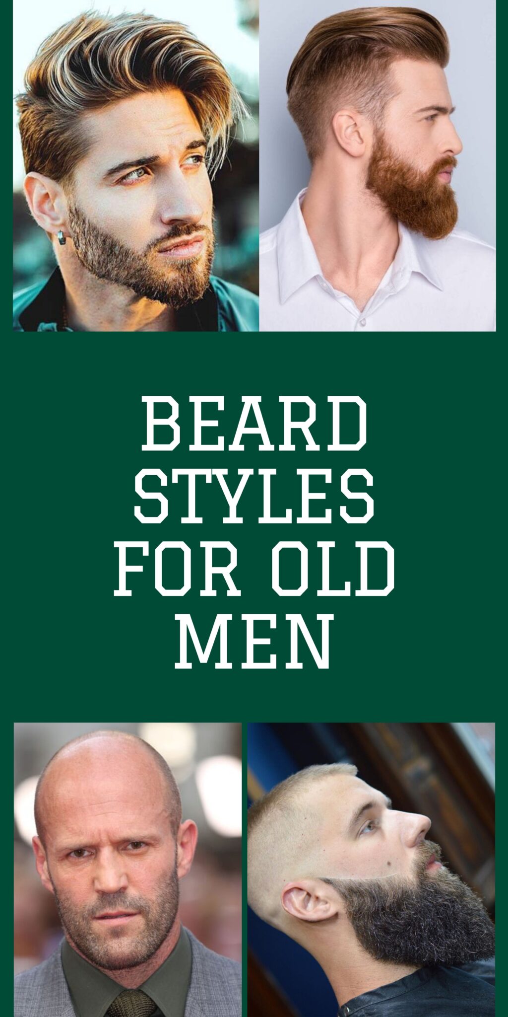 Simple Yet Classy Beard Styles for Old Men