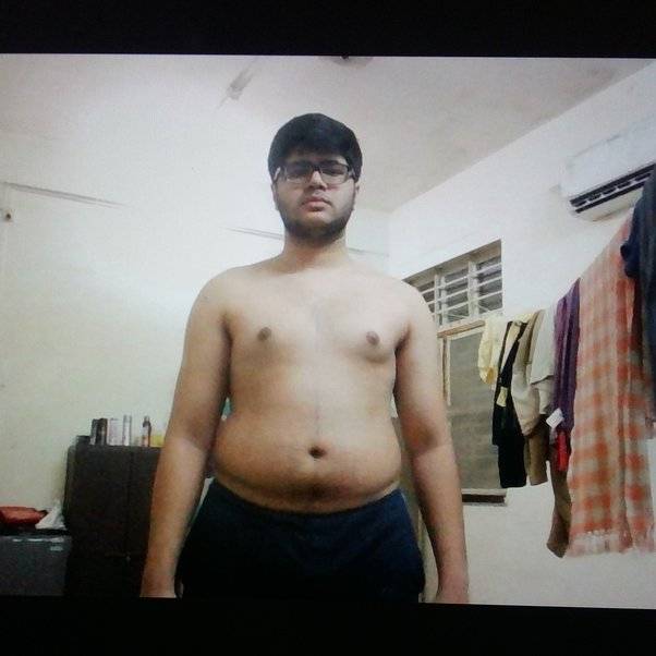 Before weight loss pic of Pratik Kankarej - Indian weight loss stories