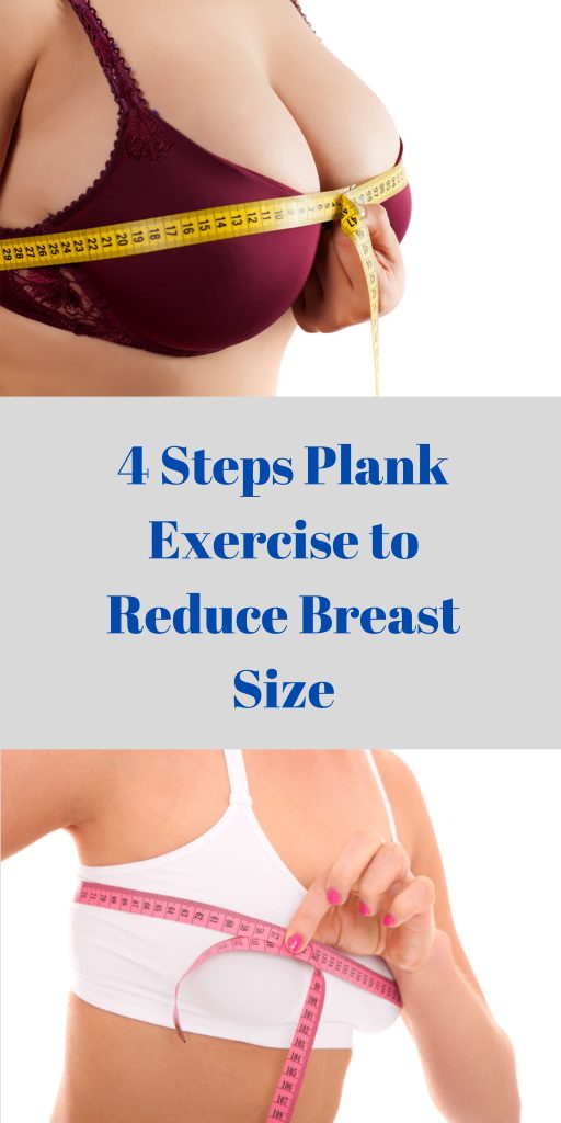 4 Steps Plank Exercise to Reduce Breast Size