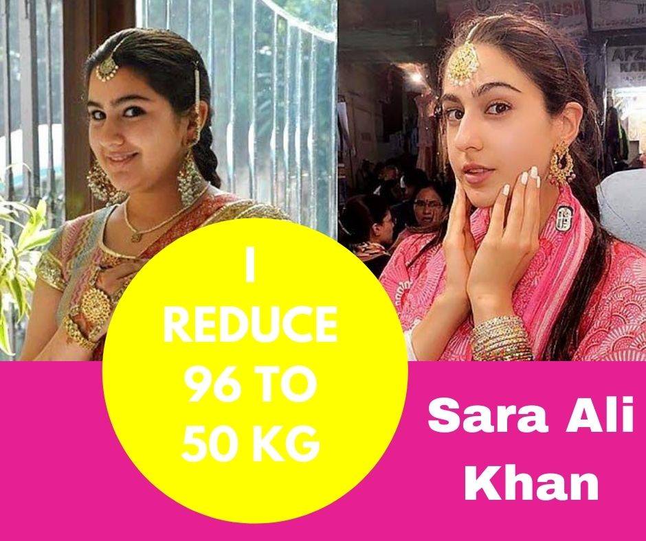 Sara Ali Khan Before and After Photo - bollywood Celebrities Weight Loss