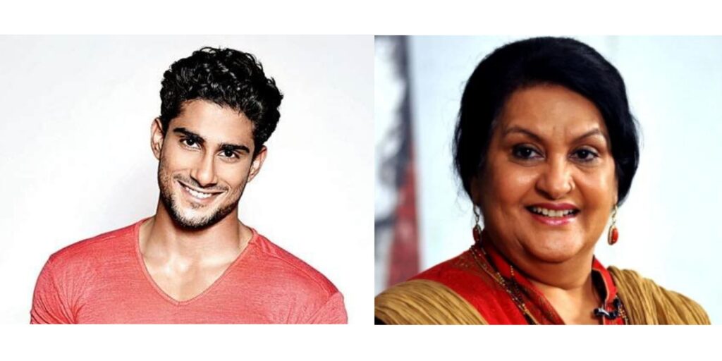 Prateik Babbar and Nadira Babbar in one picture - Bollywood step mothers