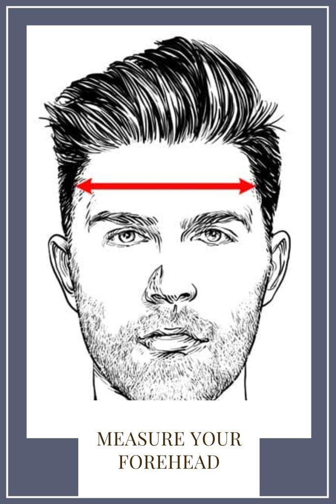 described how to measure your forehead - face shape