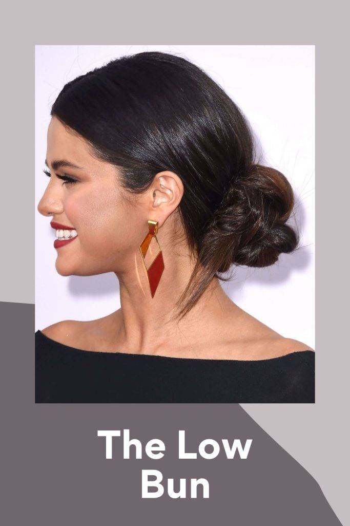 low bun - working women hairstyles