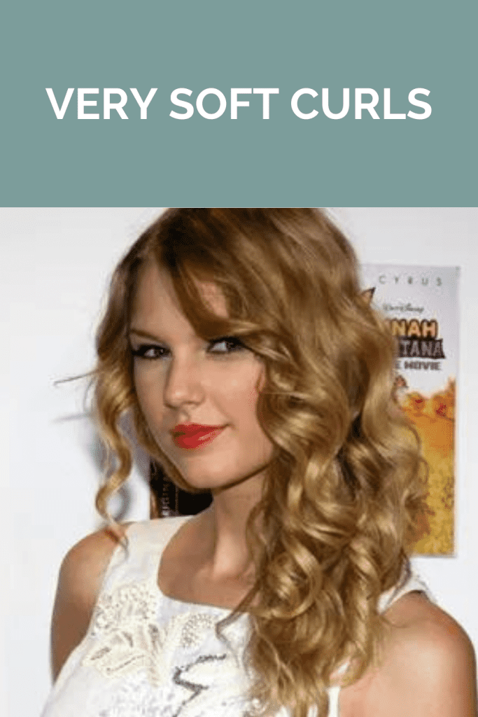 Very soft curls - ponytail hairstyles