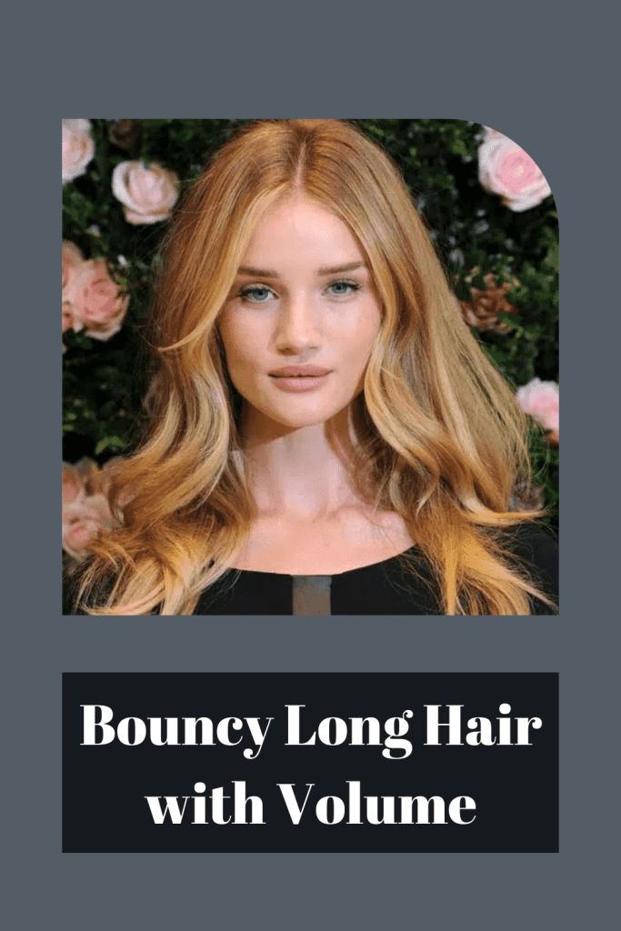 Bouncy hairstyles for round face shape women