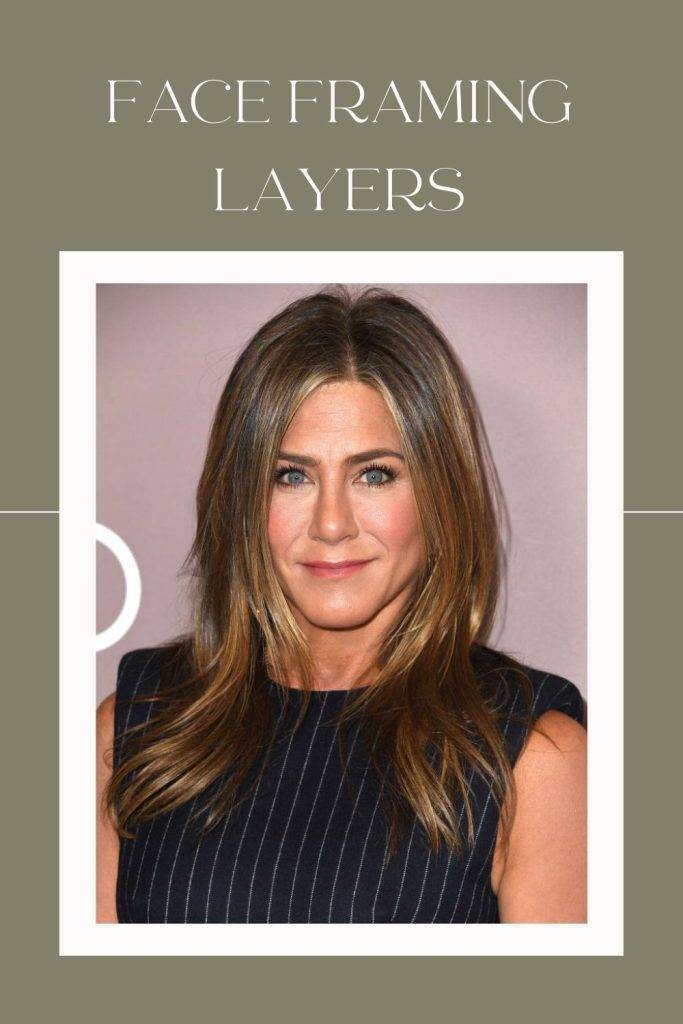 Face framing layers - hairstyles for oval face shape