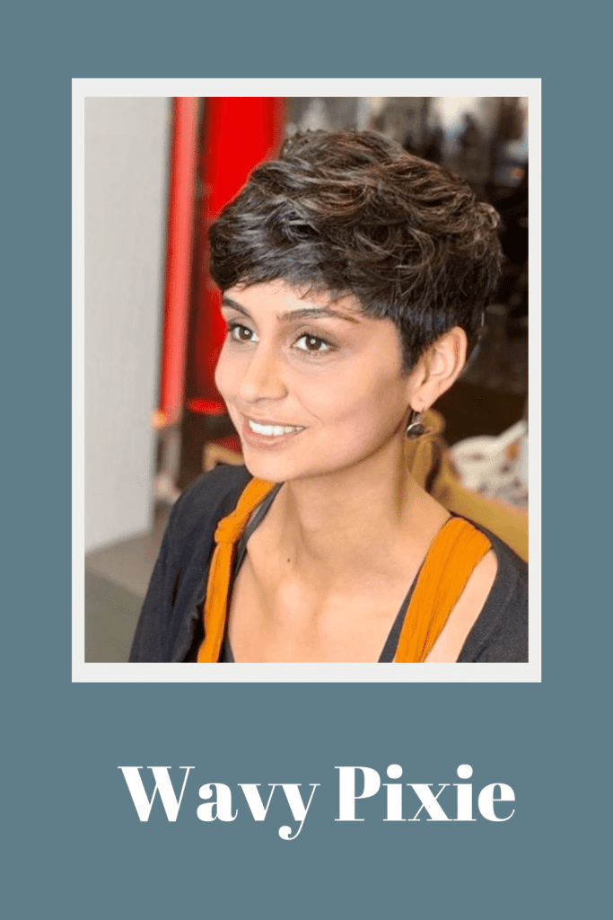 Wavy pixie hairstyle - Hairstyles for 20s Girls