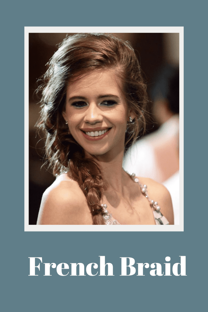 French braid - braided hairstyles for 20s girl