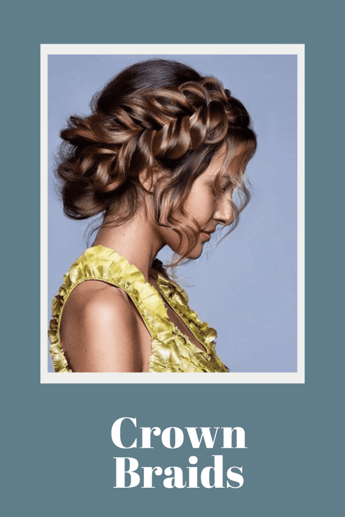 Crown braids - braided hairstyles for 20s girl