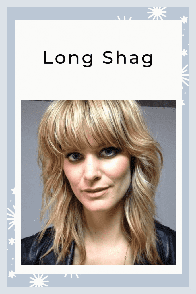 Long Shag - soft curls hairstyle for thin hair