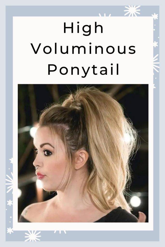 High Voluminous Ponytail 