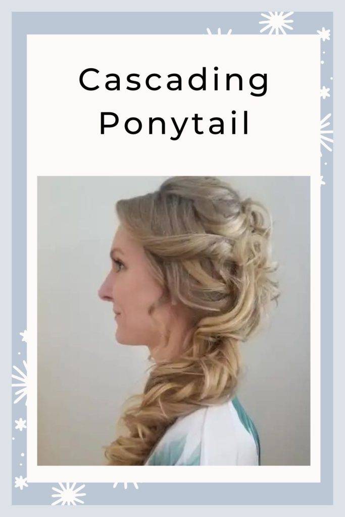 Cascading Ponytail - braided hairstyle