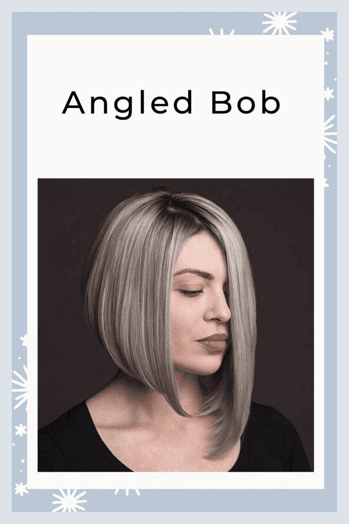Angled Bob - thin hairstyles female