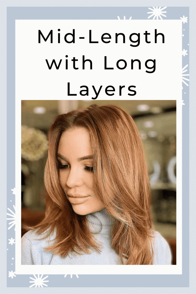 Mid Length With Long Layers hairstyle - hairstyle for thin hair