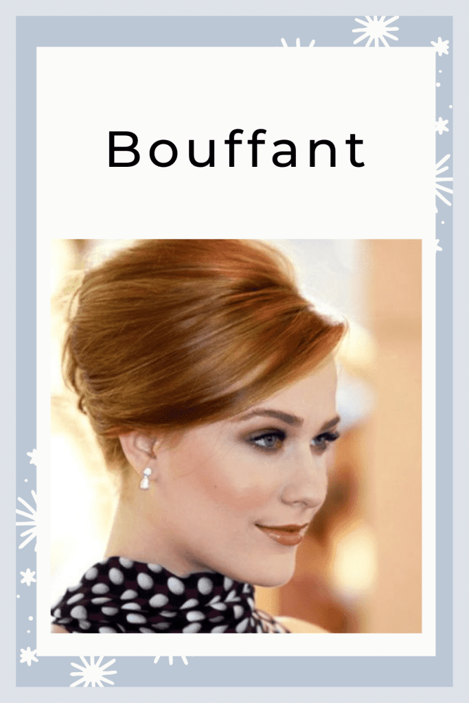 Bouffant- hairstyles for thin hair