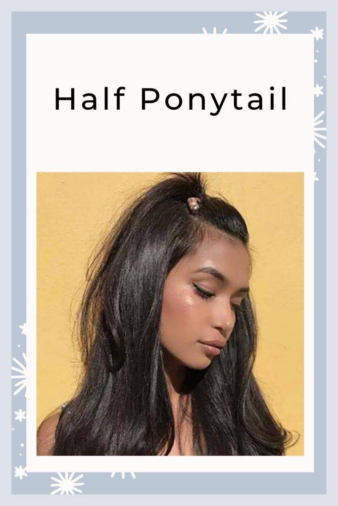 Half Ponytail - Ponytail Hairstyle