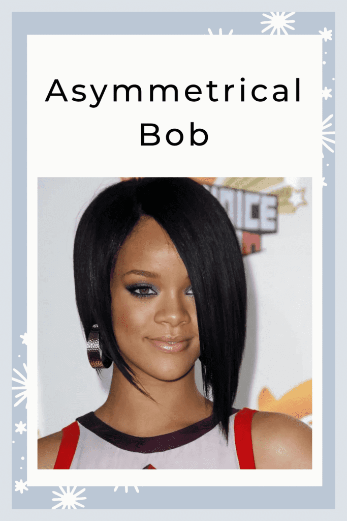 Asymmetrical Bob hairstyle - hairstyle for thin hair