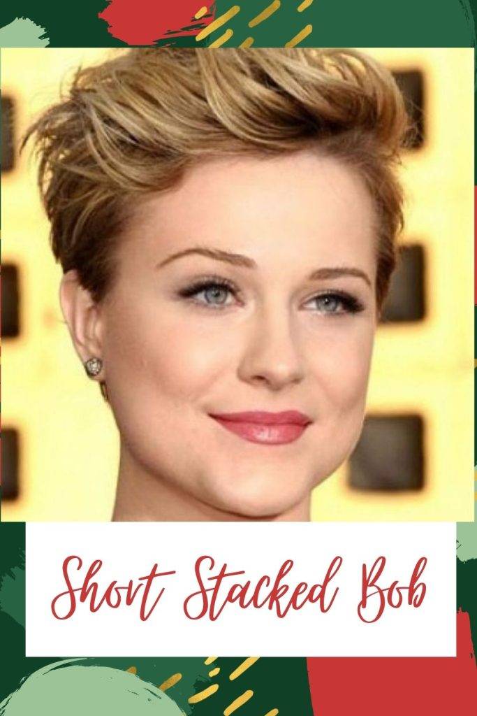 short stacked bob hairstyles for square face shape
