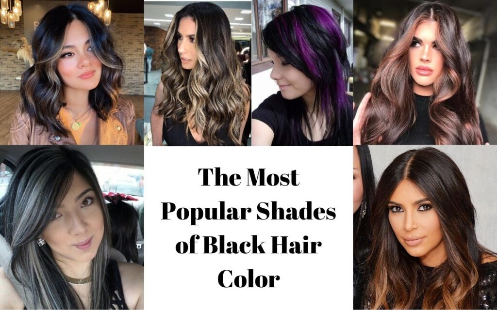 The Most Popular Shades of Black Hair Color