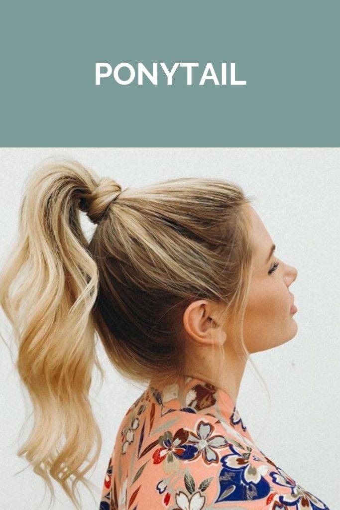 Ponytail - ponytail hairstyle for 30s women