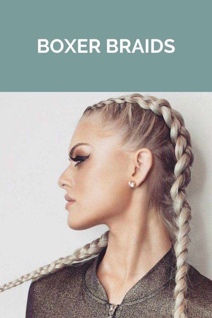 Boxer braids - hairstyles for 30s women