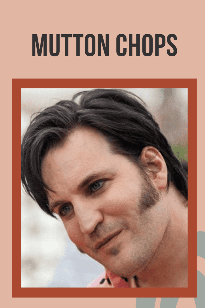 beard styles for young men- mutton chop