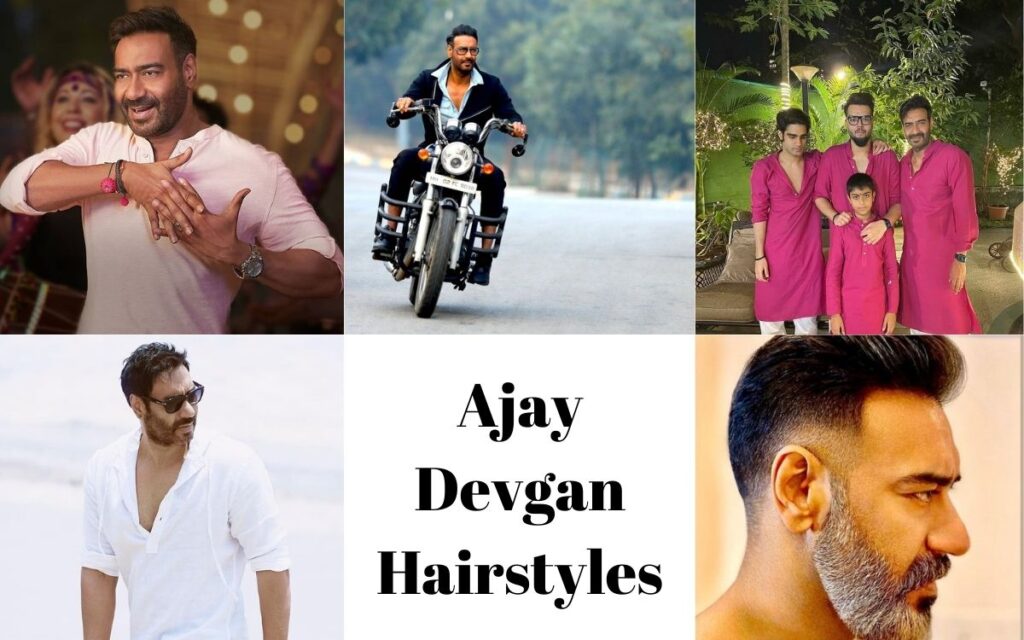 Ajay Devgan hairstyles with Name