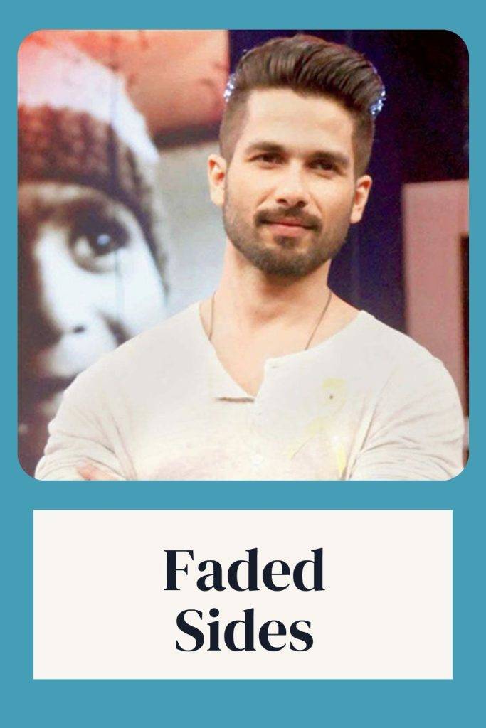 Shahid Kapoor hairstyle for oval face shape