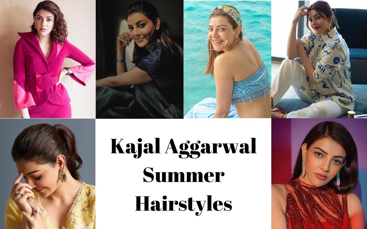 Kajal Aggarwal Summer Hairstyles