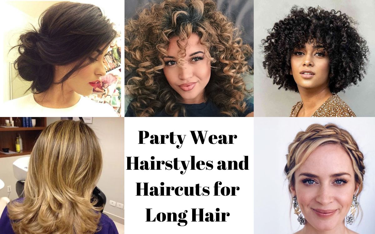 Party Wear Hairstyles and haircuts for long hair