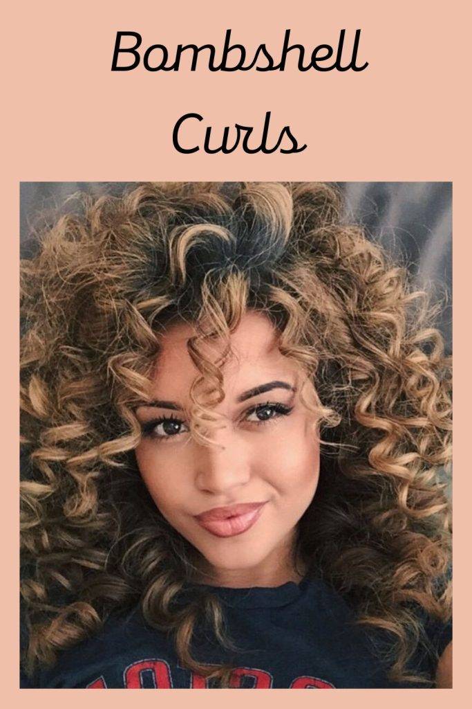 Bombshell Curls - Party Wear Long Hairstyles
